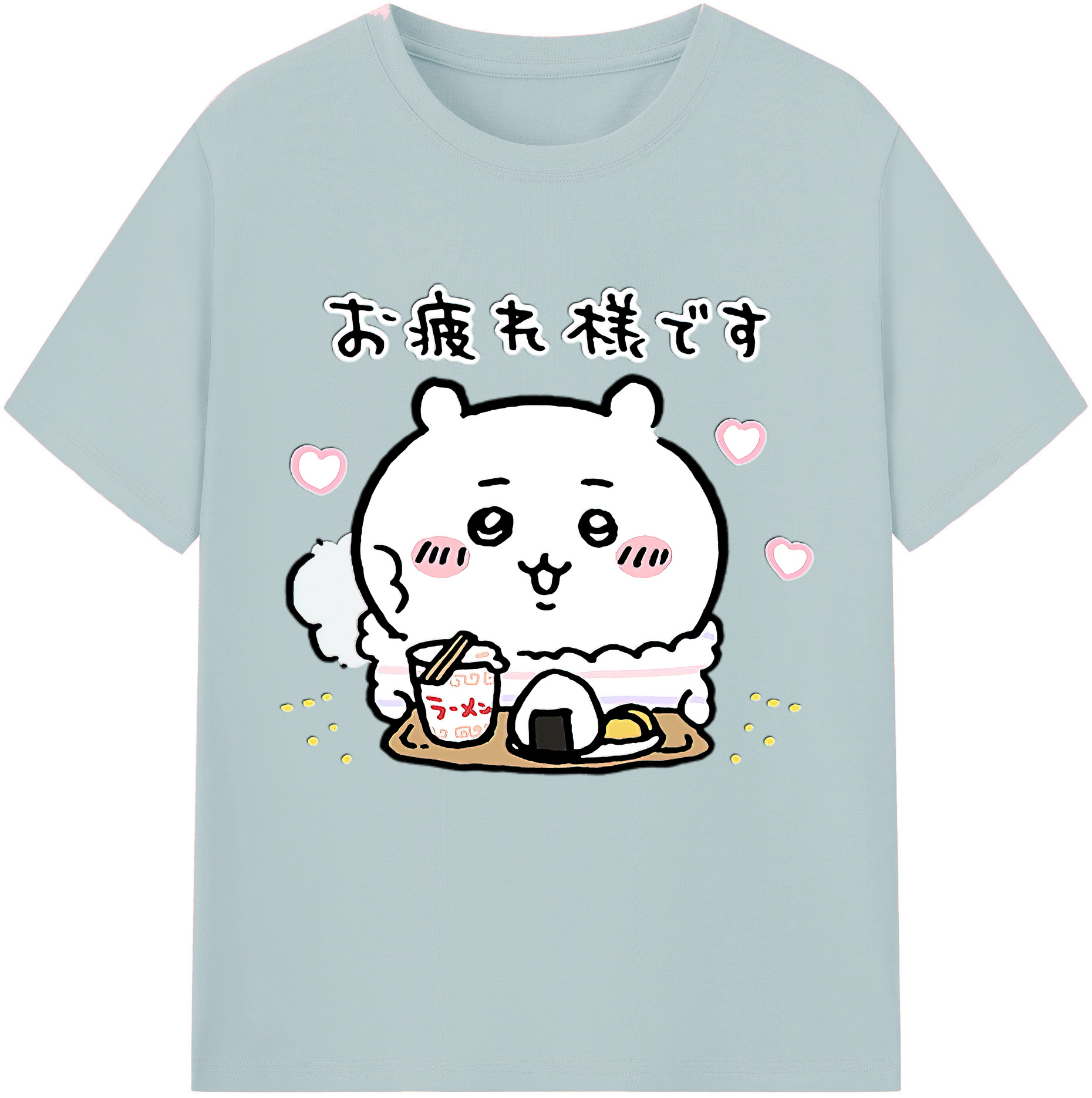 （画像用） ちいかわ ちいかわ Chii-kawa chiikawa 綿100％半袖Tシャツ（フロントプリント）